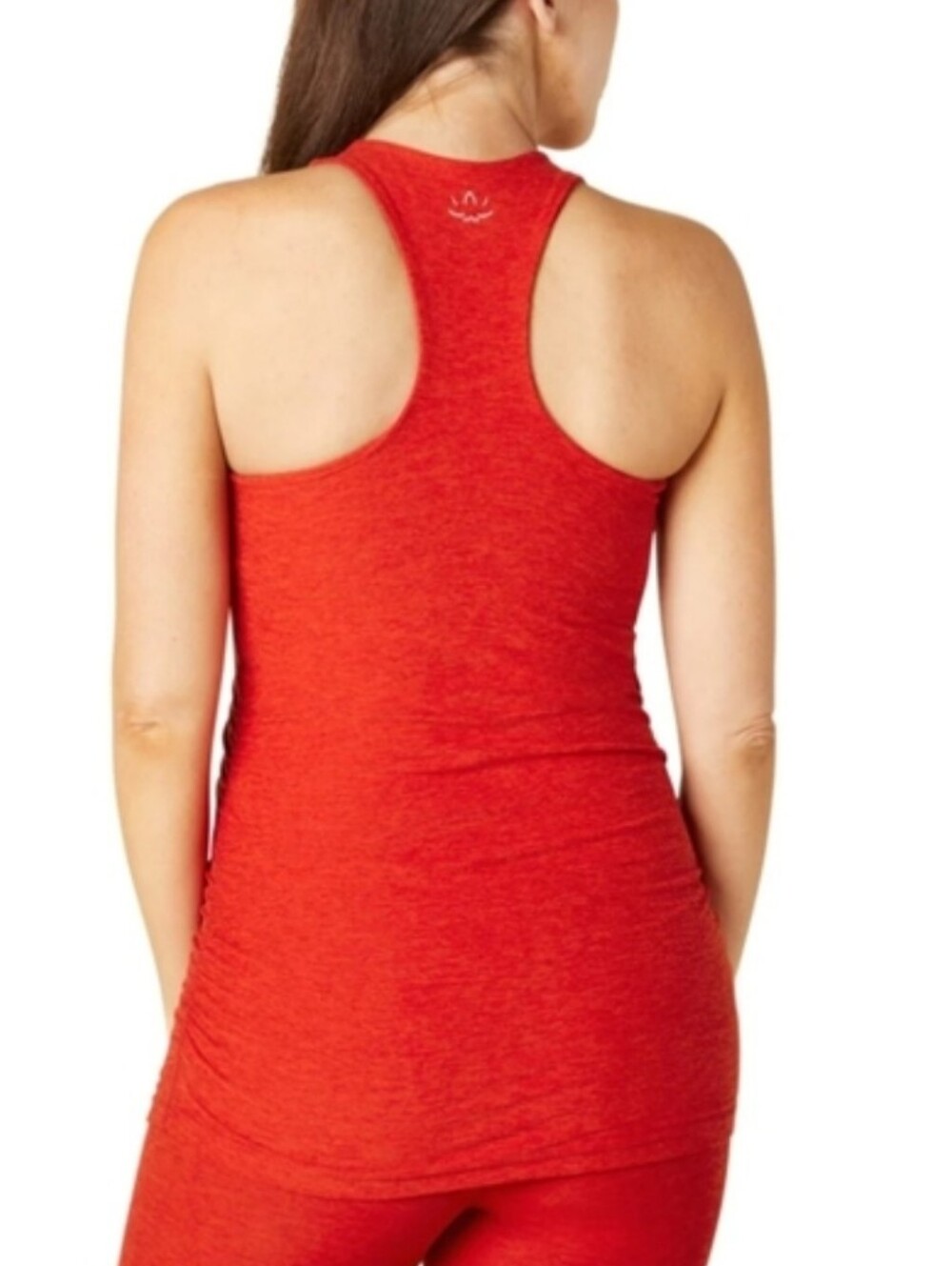 Beyond the Bump Beyond Yoga Spacedye Bases Covered Maternity Racerback Tank Top - Picture 3 of 11